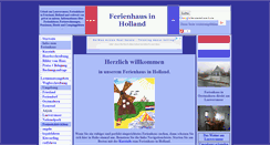 Desktop Screenshot of ferienhausinholland.de